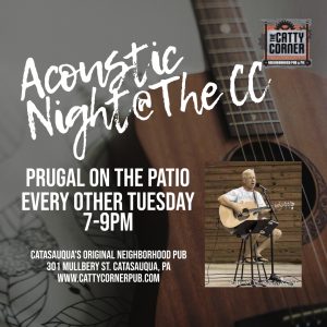 Acoustic Night at The CC, Come eat, drink and be entertained by Prugal on the Patio